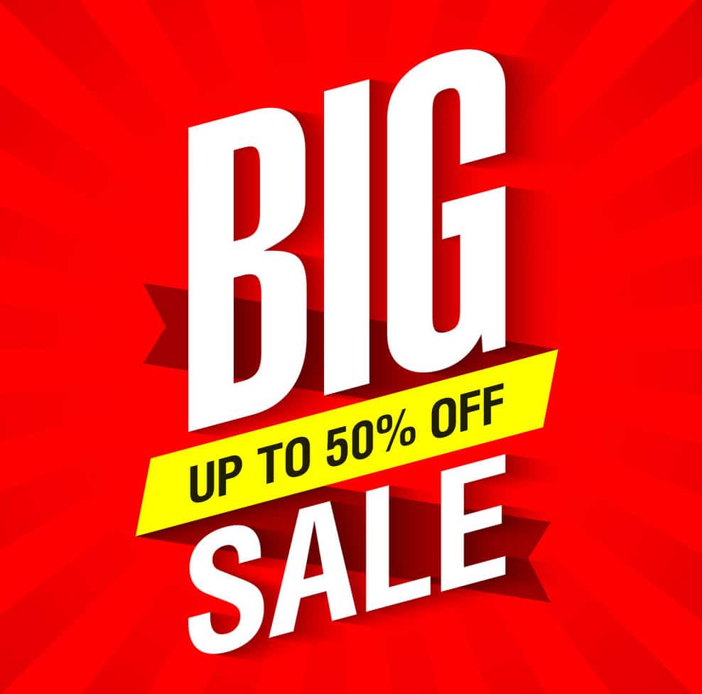 Up to 50% off store wide sale!